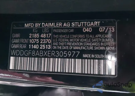 2014 Mercedes-Benz C 300 Luxury 4Matic/Sport 4Matic z USA, uszkodzony, nr VIN WDDGF8ABXER305977